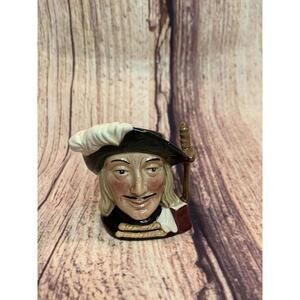 MINI ROYAL DOULTON CHARACTER JUG: ARAMIS D6508 2 1/2"